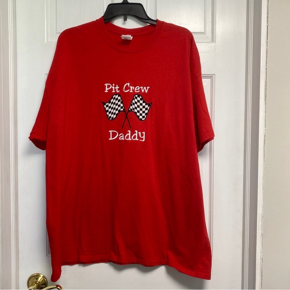Pit Crew Daddy T Shirt Men's 2XL RACING Gift T Shirt Dad Gift - Picture 1 of 10